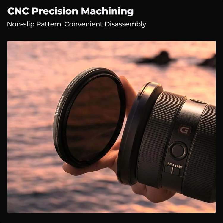 K&F Concept 62mm 슬림 NANO-C HMC ND2-400 블루코팅 가변 ND 필터 (캡포함) (새상품) 이미지