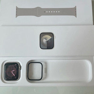 애플워치 9 41mm 셀룰러 스테인리스 이미지