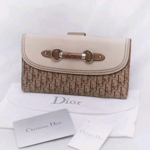 디올 (Dior) 마이디올 클래식 오블리크 홀스빗 로고 장지갑 이미지