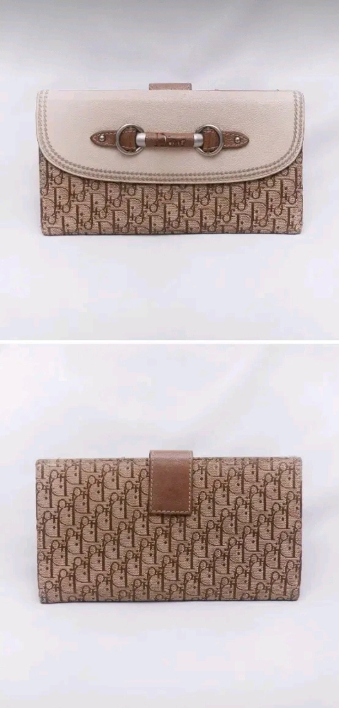 디올 (Dior) 마이디올 클래식 오블리크 홀스빗 로고 장지갑 이미지