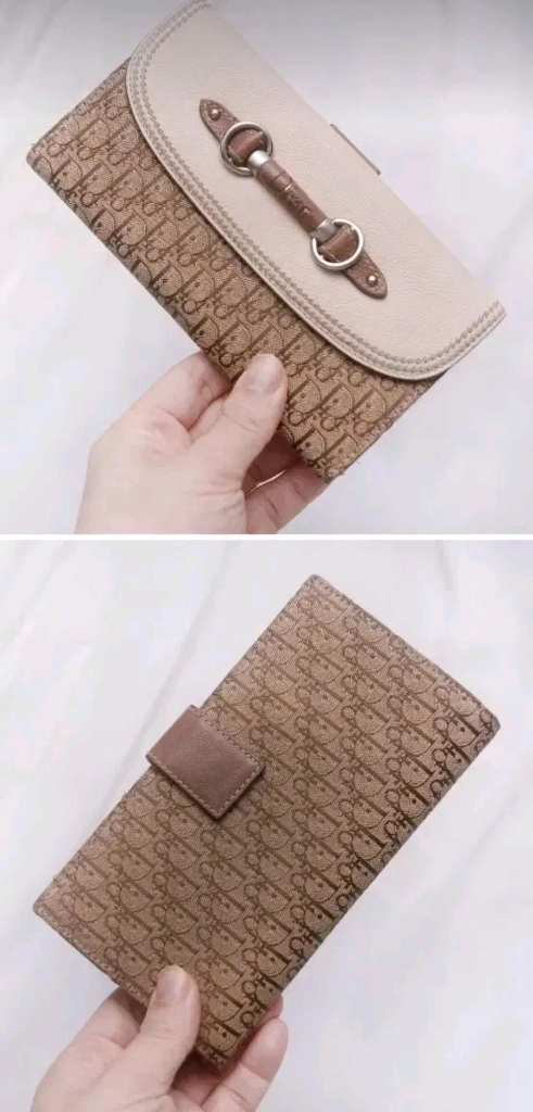 디올 (Dior) 마이디올 클래식 오블리크 홀스빗 로고 장지갑 이미지