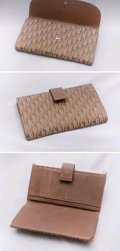 디올 (Dior) 마이디올 클래식 오블리크 홀스빗 로고 장지갑 이미지