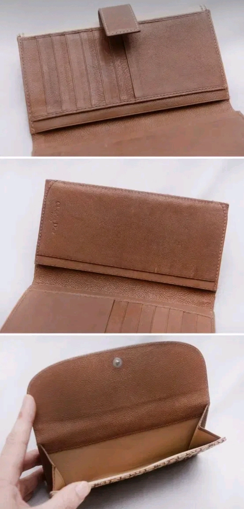 디올 (Dior) 마이디올 클래식 오블리크 홀스빗 로고 장지갑 이미지