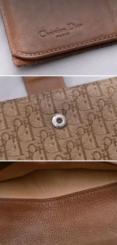 디올 (Dior) 마이디올 클래식 오블리크 홀스빗 로고 장지갑 이미지
