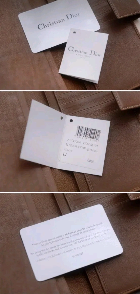 디올 (Dior) 마이디올 클래식 오블리크 홀스빗 로고 장지갑 이미지