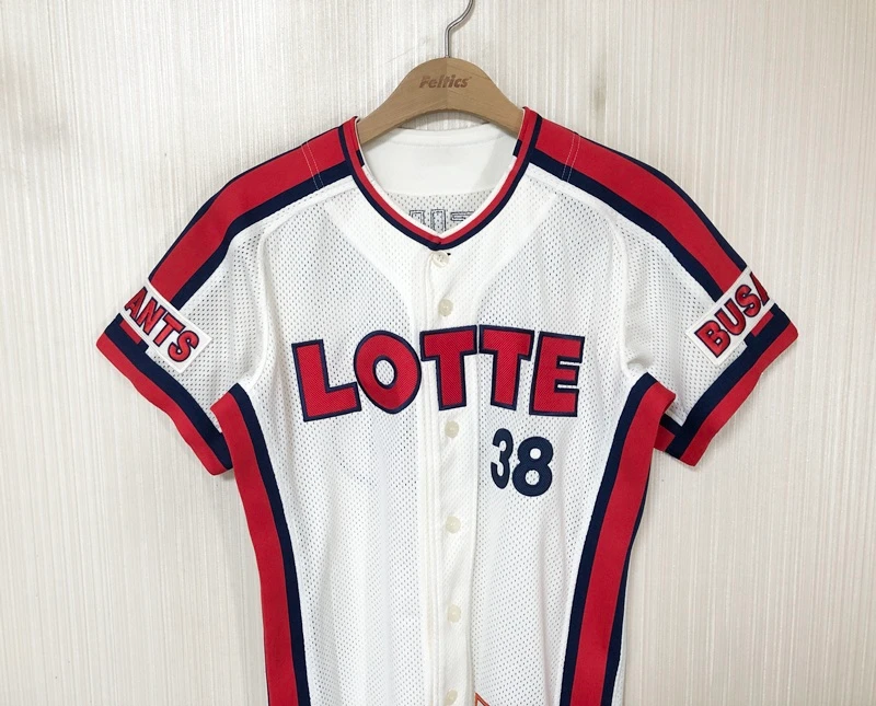 KBO 카멜레온어센틱 롯데자이언츠 챔피언 홈유니폼/져지 85 #38 정대현 이미지