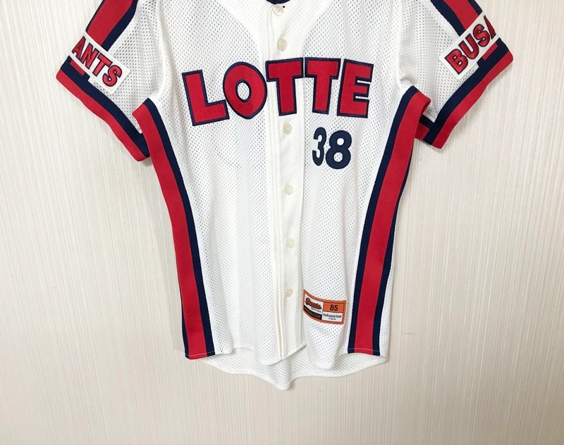 KBO 카멜레온어센틱 롯데자이언츠 챔피언 홈유니폼/져지 85 #38 정대현 이미지