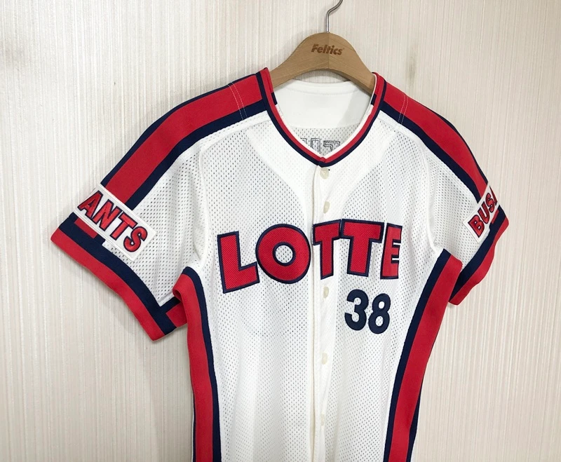 KBO 카멜레온어센틱 롯데자이언츠 챔피언 홈유니폼/져지 85 #38 정대현 이미지