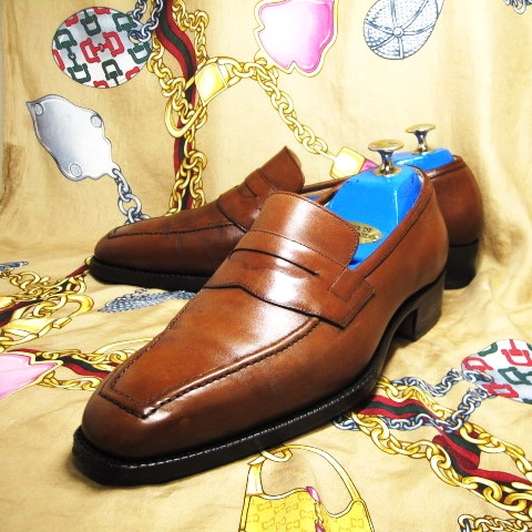 헝가리명품 바쉬(VASS SHOES) 브라운 카프스킨 U팁 페니로퍼 255 이미지