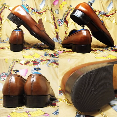 헝가리명품 바쉬(VASS SHOES) 브라운 카프스킨 U팁 페니로퍼 255 이미지