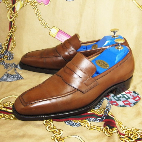 헝가리명품 바쉬(VASS SHOES) 브라운 카프스킨 U팁 페니로퍼 255 이미지