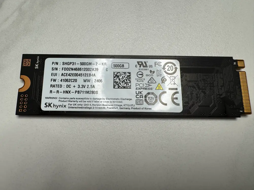 하이닉스 p31 500gb 정품 이미지