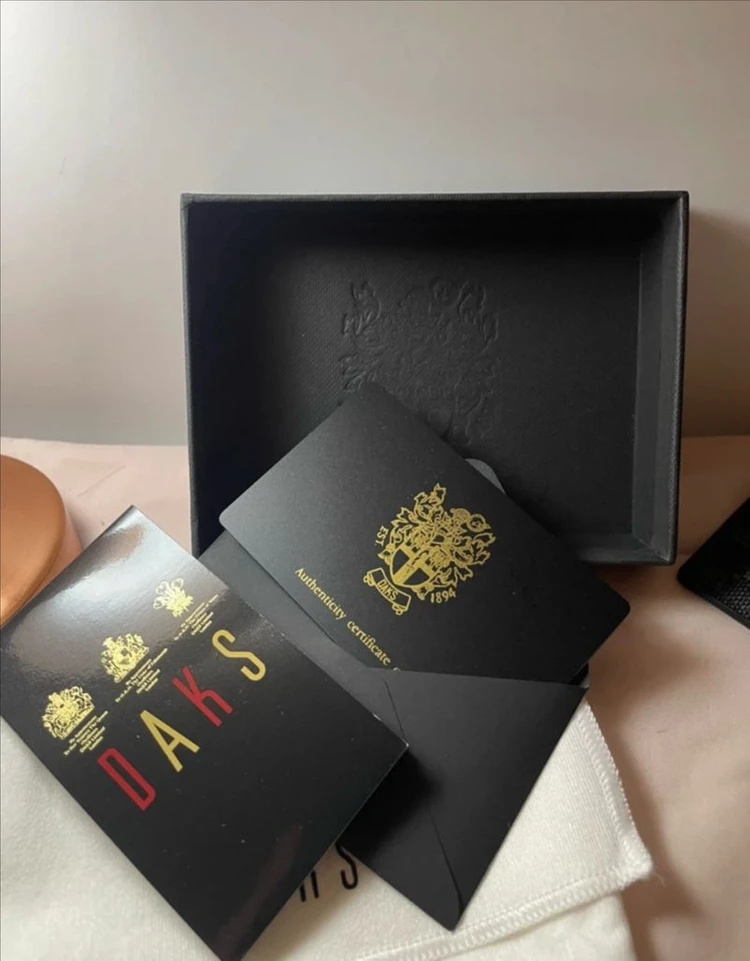 미사용 새상품 [닥스] 블랙 루이스 DD패턴 카드홀더 이미지