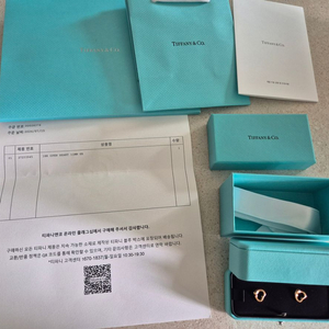 티파니앤코 엘사퍼레티 오픈하트 스터드이어링 로즈골드 11mm 이미지