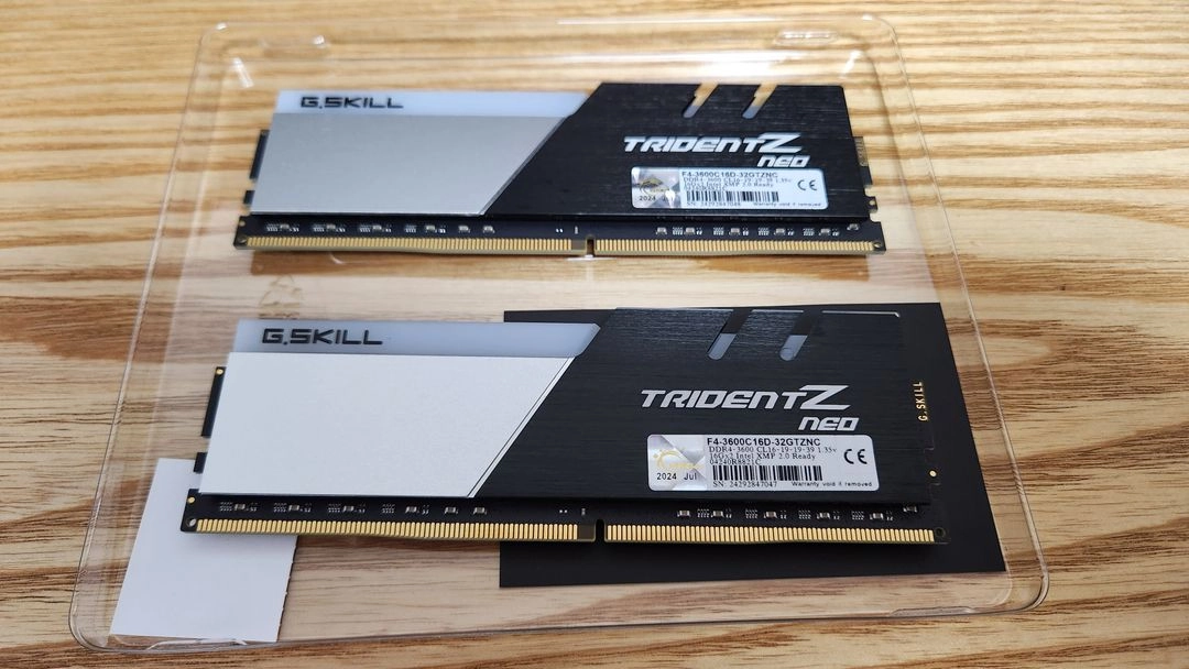 G.SKILL 트라이던트 Z 네오 DDR4 32GB(16x2) 신품 판매합니다(개봉 O / 사용 X) 이미지