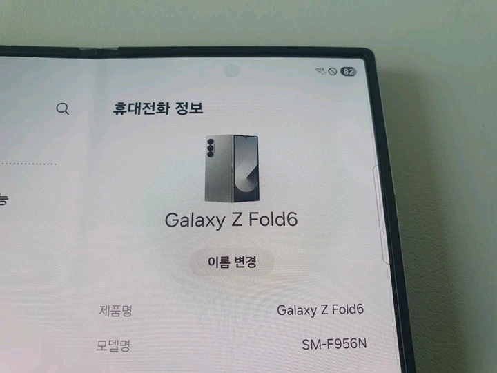 삼성 갤럭시 Z 폴드6 실버 512GB 이미지