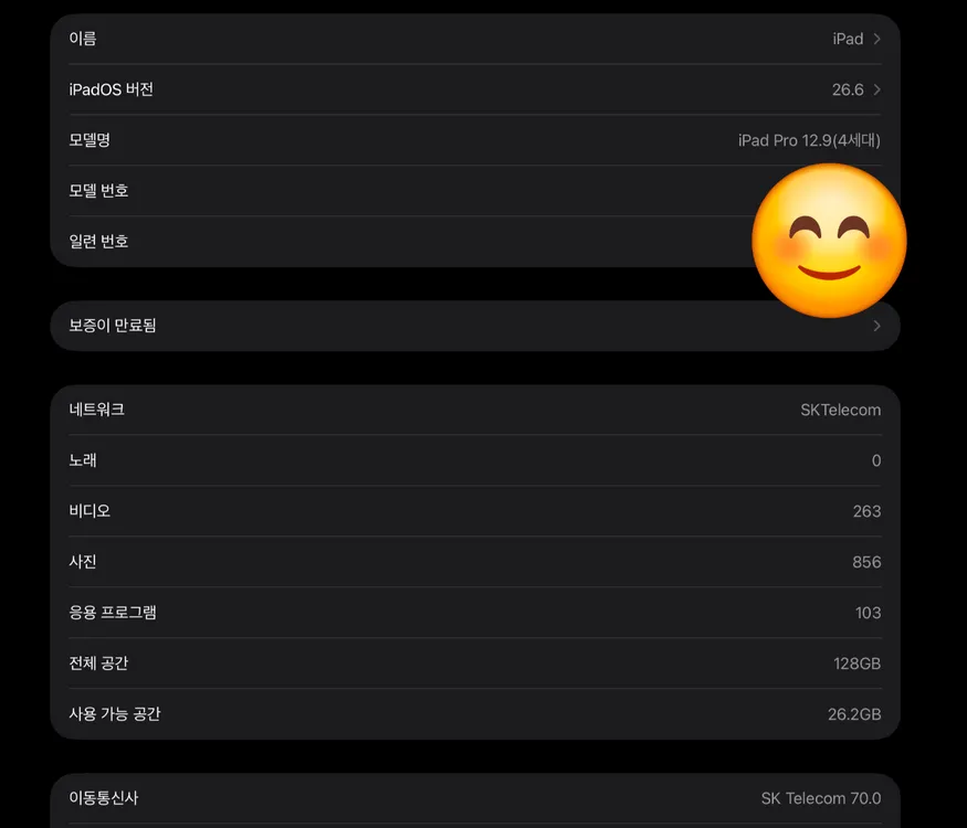 아이패드 12.9 4세대 셀룰러 128GB 이미지