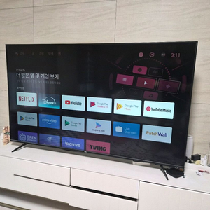 TCL 4K UHD 65인치 스마트 티비 TV 상태 멀쩡 이미지