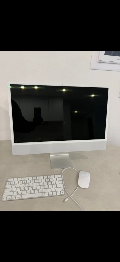 애플 아이맥 24 M3 실버 8GB 256GB 이미지