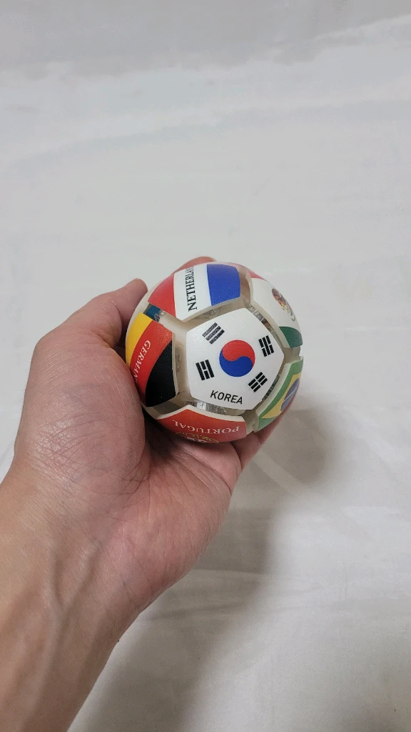 월드컵 축구공 키캡키링 딸까이 클리커 열쇠고리 가방고리 키홀더 키캡볼 이미지