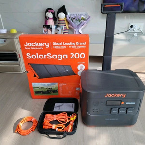 잭커리 2000plus 파워뱅크 & 태양광패널 200w&태양광패널 연장케이블 이미지