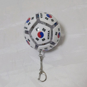 불빛 대한민국 축구공 키캡볼 led 키캡키링 클리커 월드컵 가방고리 백참 이미지