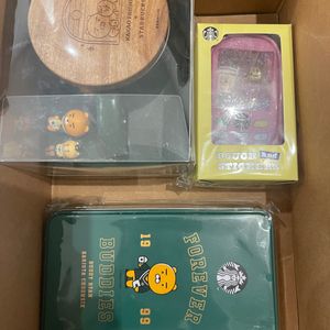 스타벅스 마이버디 라이언 & 춘식 피규어 머그세트 볼펜세트 캠퍼스 베어리 파우치 키링 이미지