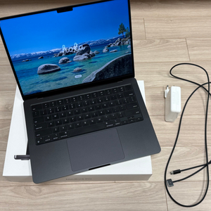 맥북프로 M3 pro 14 18gb/1T 영문키보드 상태 매우좋음 이미지