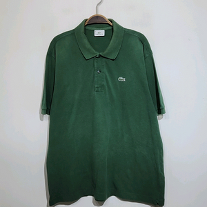 (XL) 라코스테 반팔 카라티 녹색 PK 폴로 티셔츠 이미지