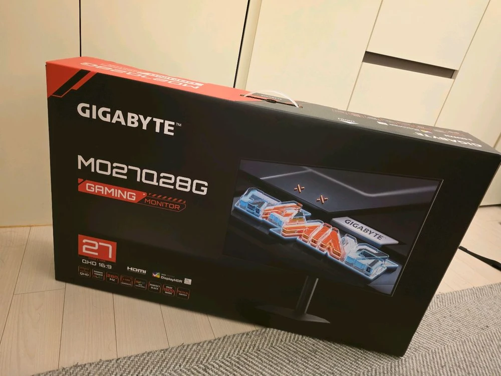 GIGABYTE MO27Q28G 27인치 텐덤OLED QHD 280hz모니터 이미지