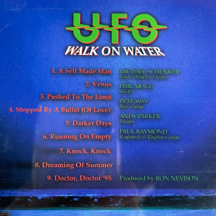 [중고음반/CD] 유에프오 UFO - Walk On Water 이미지