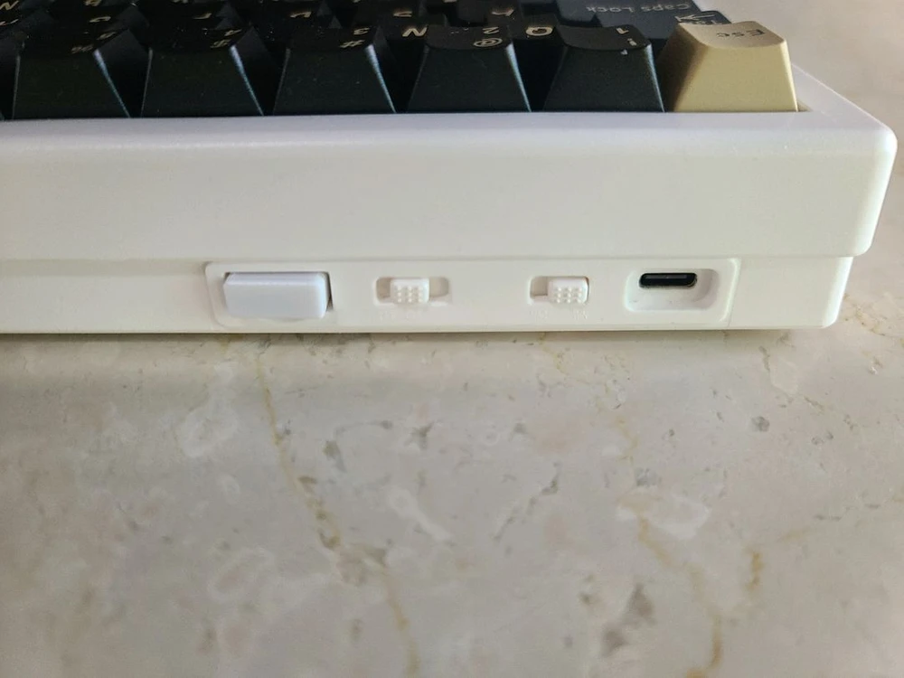 zouya GMK67 67키 미니 기계식 키보드, 미드나잇축, 무각 키캡 이미지