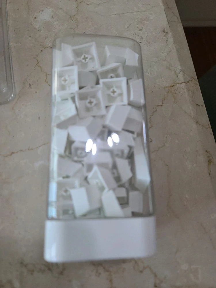 zouya GMK67 67키 미니 기계식 키보드, 미드나잇축, 무각 키캡 이미지