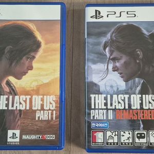 PS5 라스트 오브 어스 파트1,2 일괄 판매 그 외 플스5씨디 팝니다 이미지