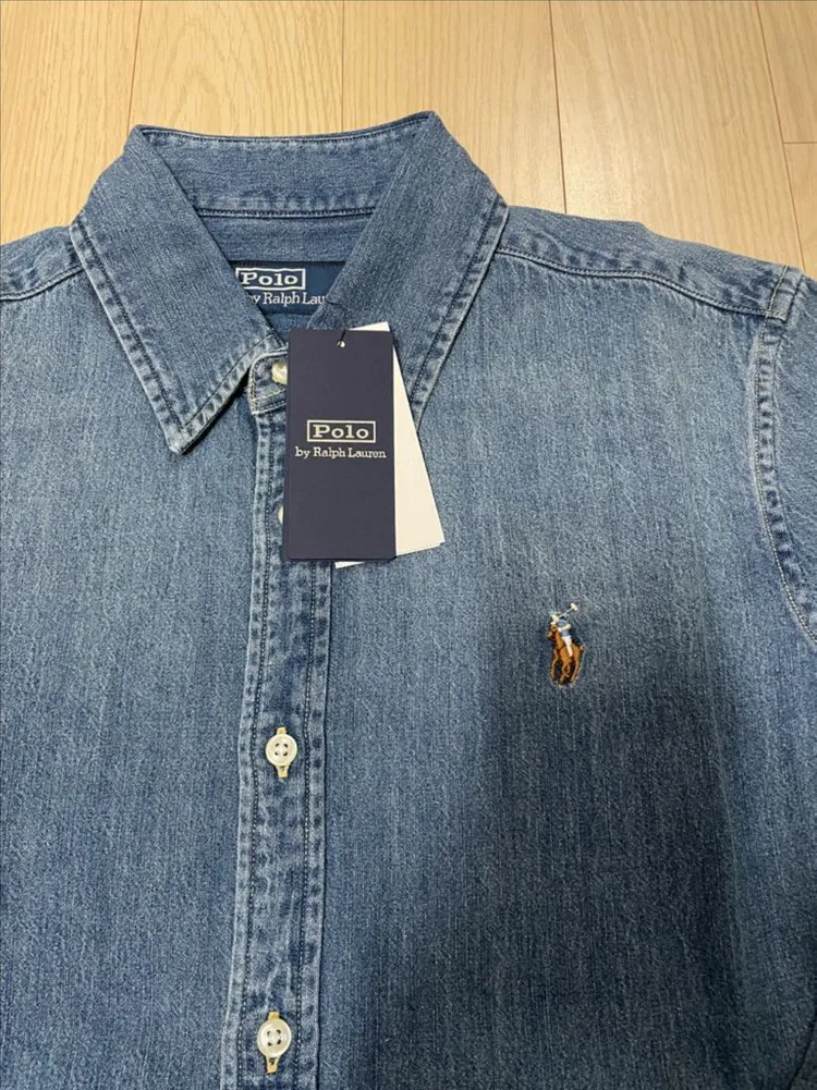[새제품] 폴로 랄프로렌 Ralph Lauren 여성 데님 청셔츠 2사이즈 이미지