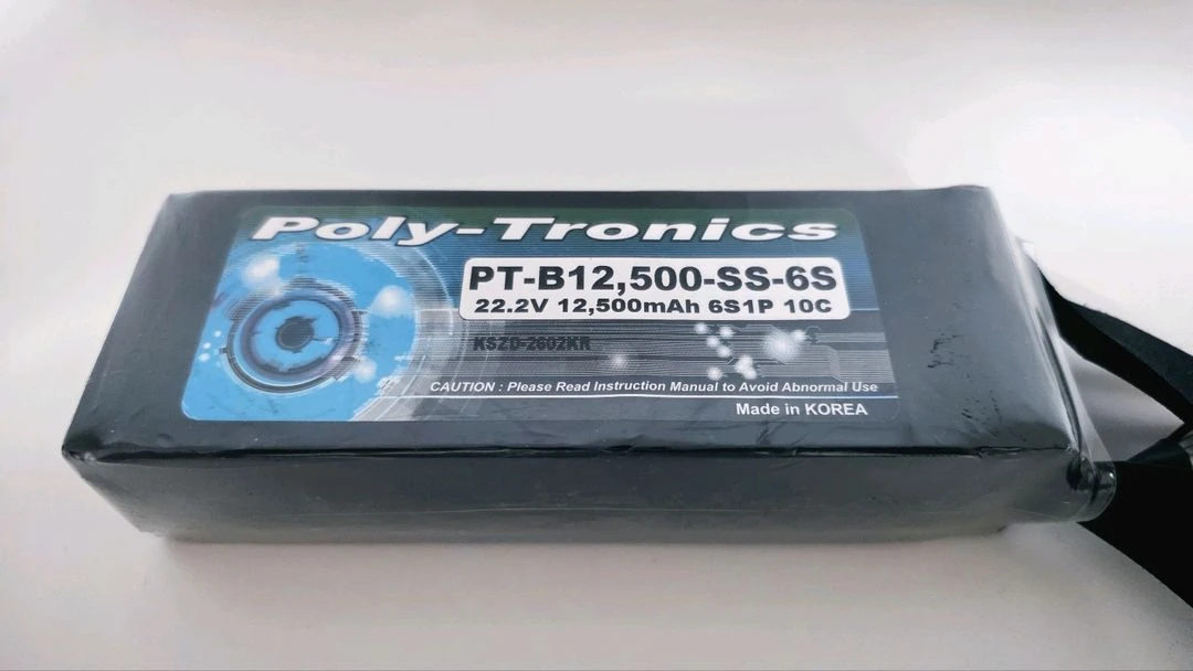 폴리트로닉스 반고체 Lipo HYBRID 12,500mAh PT-B12500-SS-6S 리튬폴리머 드론 배터리 이미지
