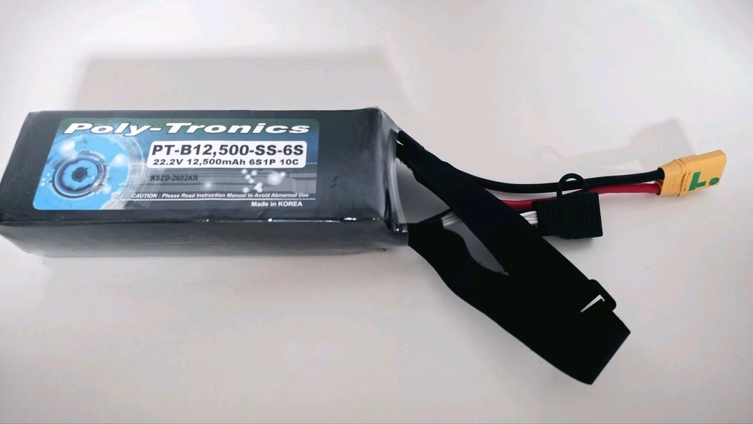 폴리트로닉스 반고체 Lipo HYBRID 12,500mAh PT-B12500-SS-6S 리튬폴리머 드론 배터리 이미지