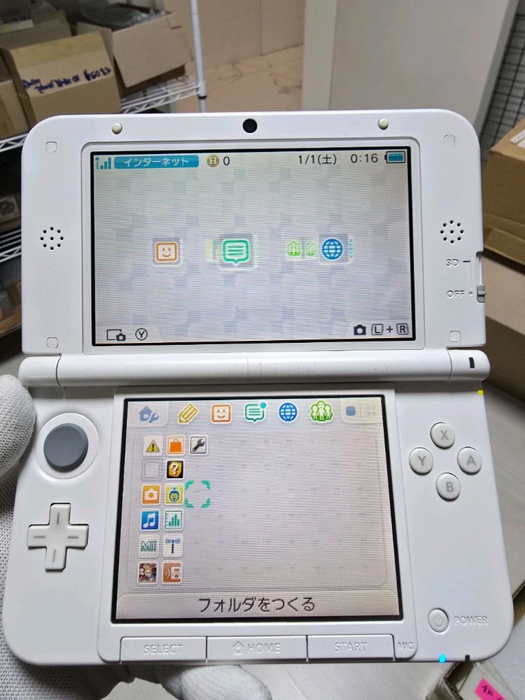 A-급 닌텐도 3dsxl 3dsll 3ds ll 민트 일본판 일판 큰다수 이미지