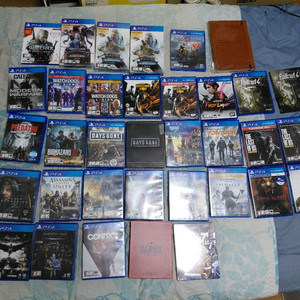 ps4 콘솔 게임 타이틀 모음 이미지