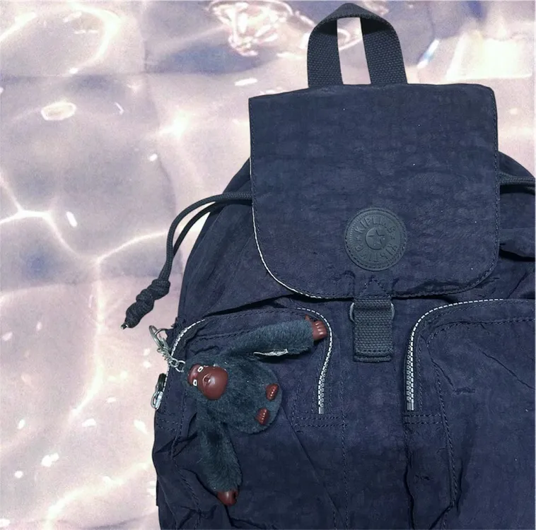 키플링 복조리 백팩 가방 네이비 y2k 고릴라 이미지