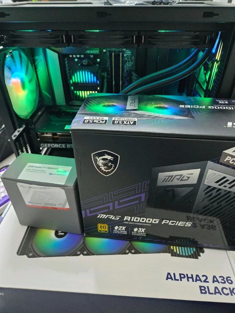 7800x3d b650 ddr5 32gb 1000w 1tb 4070슈퍼 팔아요 풀박 4070 s 수냉 반본체 가능 이미지