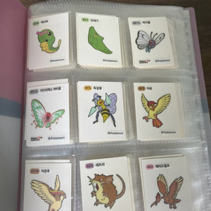 포켓몬 띠부씰 스티커 세트(총102개) 이미지