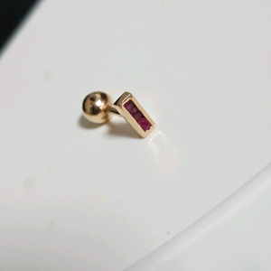 14k 핑크골드 피어싱 바길이 5mm 이미지