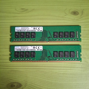 오류테스트인증샷O 삼성 DDR4 32G(16 x 2) 2400T 데스크탑 메모리 램 이미지