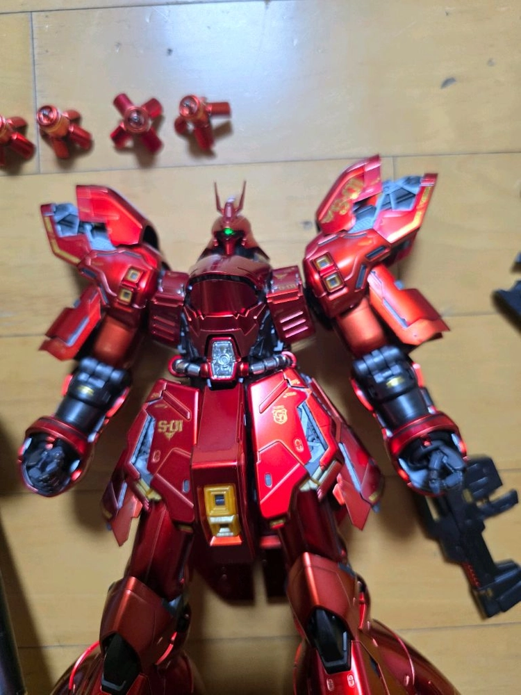 MG 1/100 사자비 Ver.ka 스페셜 코팅 건담 건프라 프라모델 가조립 반다이 이미지