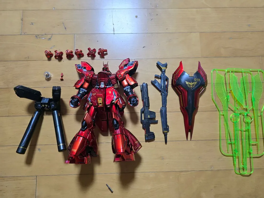 MG 1/100 사자비 Ver.ka 스페셜 코팅 건담 건프라 프라모델 가조립 반다이 이미지