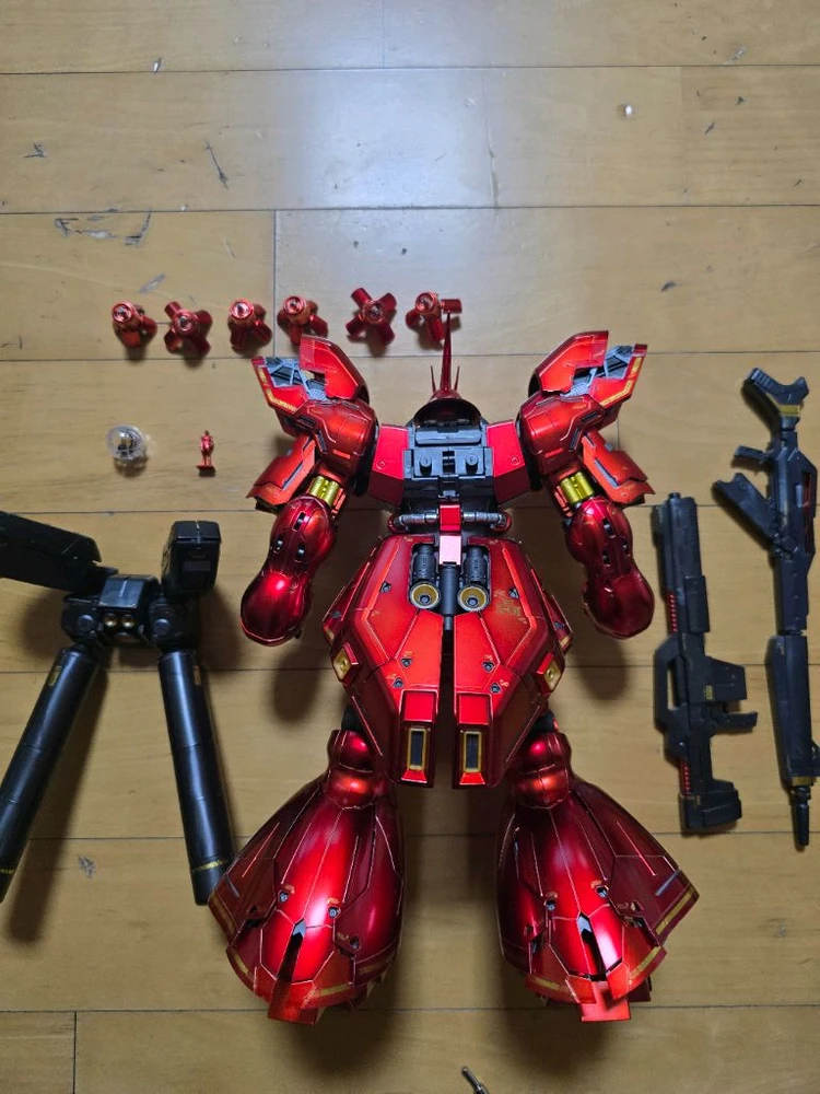 MG 1/100 사자비 Ver.ka 스페셜 코팅 건담 건프라 프라모델 가조립 반다이 이미지