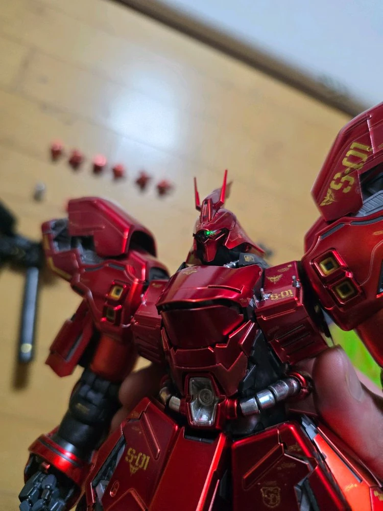 MG 1/100 사자비 Ver.ka 스페셜 코팅 건담 건프라 프라모델 가조립 반다이 이미지