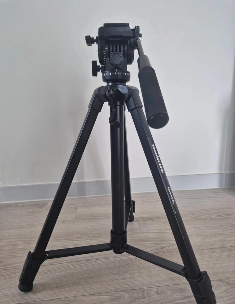 캐논 EOS 850D 카메라 풀세트 + LED 조명, 마이크, 삼각대 이미지