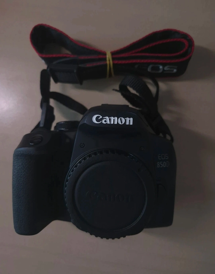 캐논 EOS 850D 카메라 풀세트 + LED 조명, 마이크, 삼각대 이미지